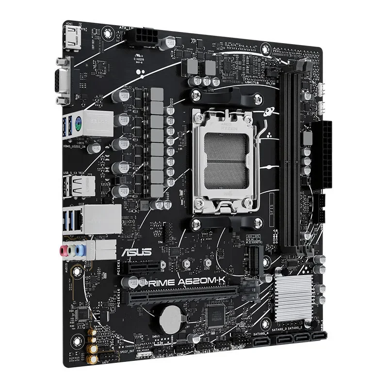 Applicable PRIME A620M-K main board supports DDR5 CPU 7700X/7600X