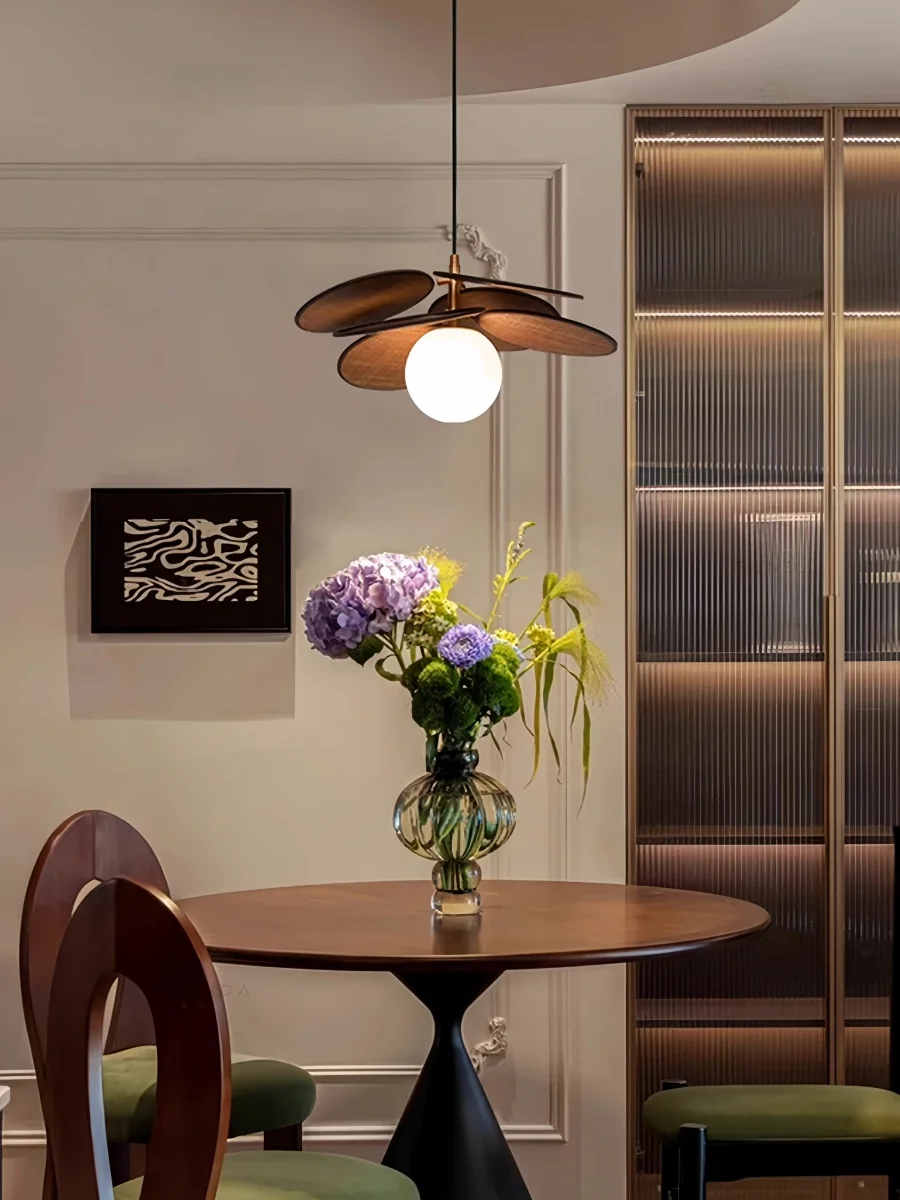 

French Vintage Pendant Light Rattan Weave Hanging Lamp for Dining Room Retro Home Decor Bedroom Living Room Chandelier Lighting