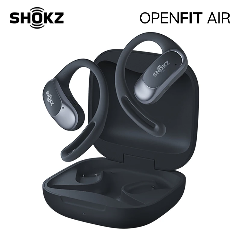 

Original Shokz OpenFit Air Earphones T511 Open Ear Wireless Bluetooth 5.2 Earbuds Call Noise Reduction Headphone 6H Battery IP54