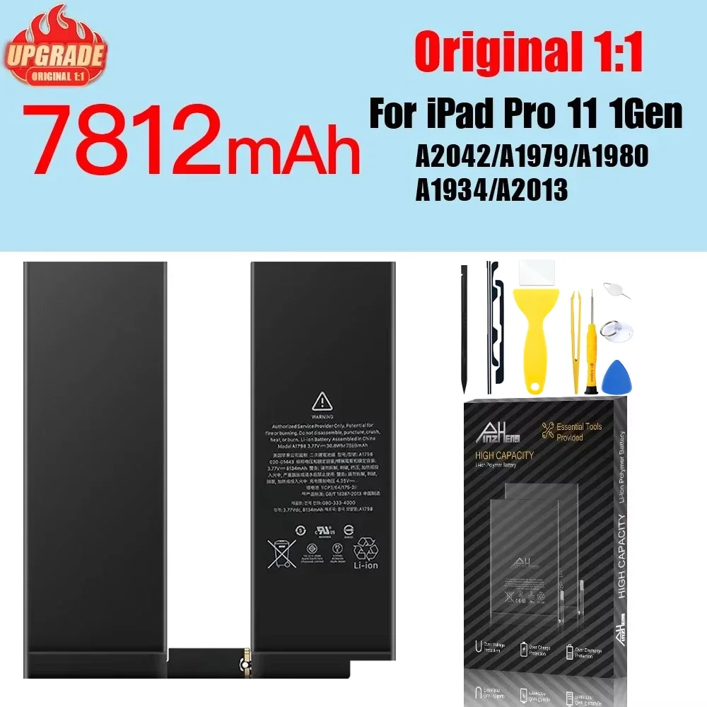 PINZHENG Tablet Battery For iPad 5 6 Air A1484 For iPad Air2 A1474 A1475 A1893 10.2 Mini 2 3 4 5 Pro 9.7 10.5 11 12.9 Battery image 3
