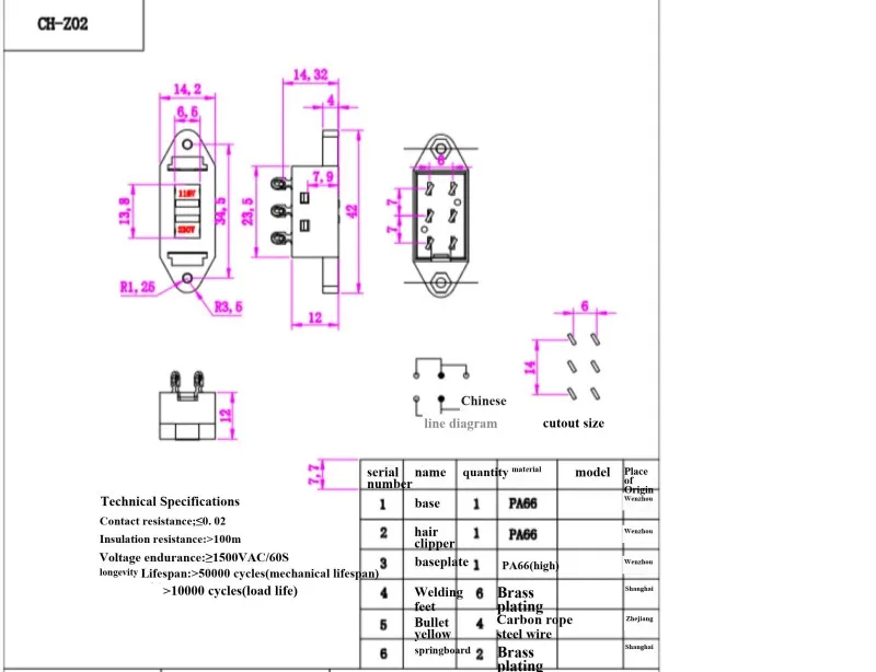 5 Stück Spannungswandler, 115 V auf 230 V, Schiebeschalter, 110 V–220 V, Spannungswandler, Kippschalter. – Detail 5