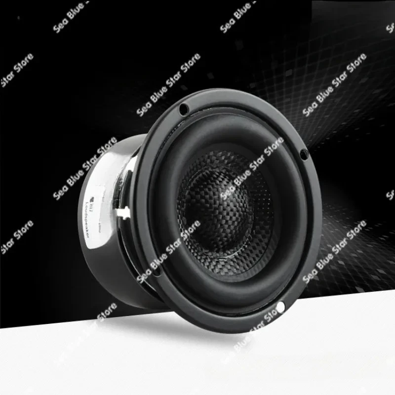 Audio 3-inch subwoofer heavy subwoofer hifi speaker unit glass fiber woven basin low frequency powerful