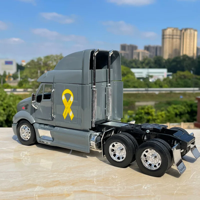 1/32 387 alliage lourd remorque camion tête tracteur modèle de voiture moulé sous pression conteneur véhicules de Transport camion voiture modèle enfants jouet cadeau