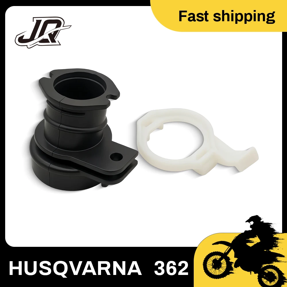 Choice Chainsaw Parts Intake Inlet Manifold Boot With Support Clamp For Husqvarna 362 365 371 372 XP 372XP