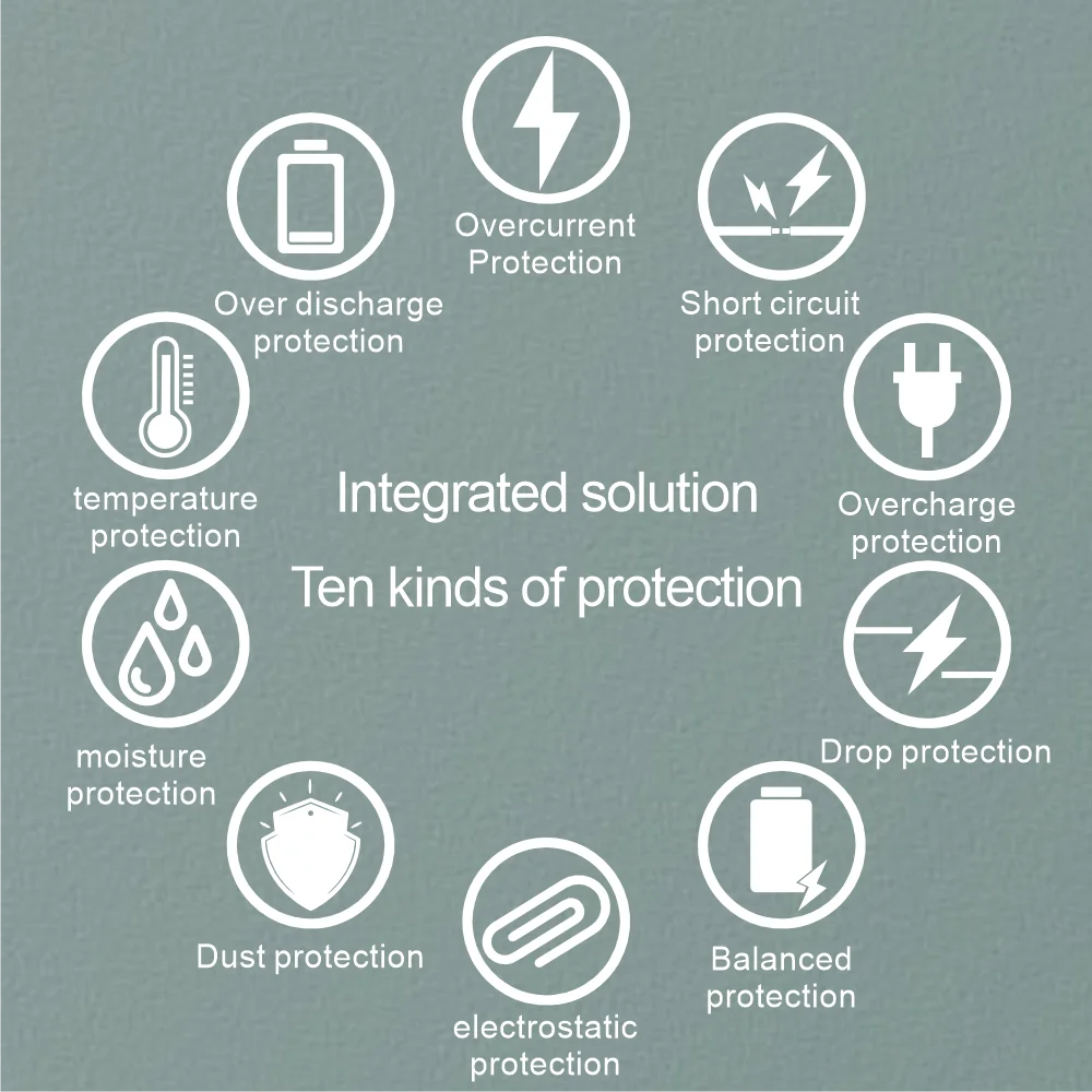 BMS 8S 28.8V 15A/20A/30A لوح حماية PCB ليثيوم مع سلك توازن وNTC، منفذ مشترك، بطارية ليثيوم أيون BMS