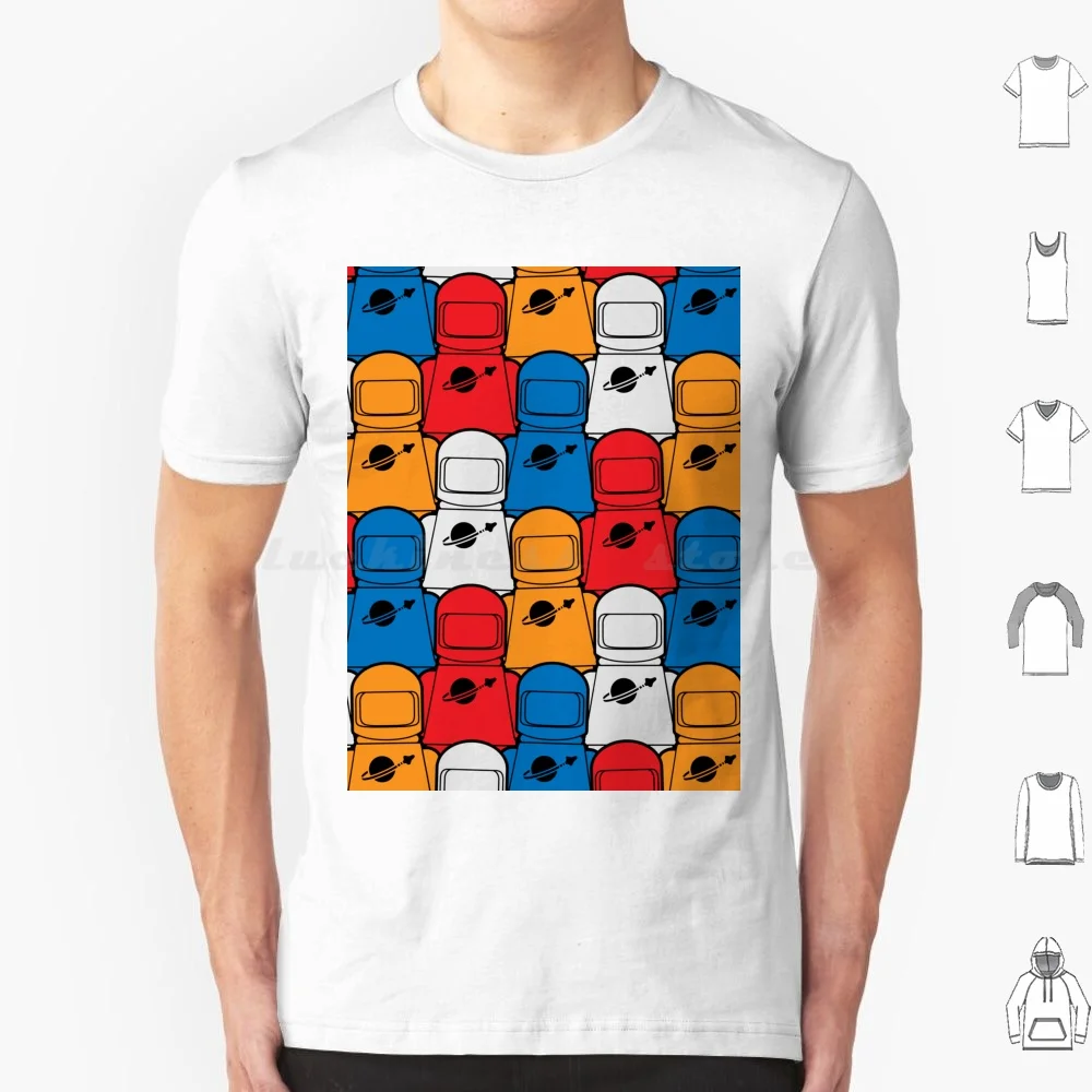 Classic Space Party T Shirt Cotton Men Women DIY Print Classic Toys Space Spacemen Spaceman Cartoon Astronaut Retro Spaceship
