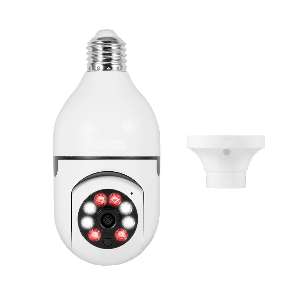 YOOSEE Wifi Bulb Camera 4MP Wifi PTZ Colorful Night Vision Two Way Audio Baby Monitor Auto Tracking Home Security CCTV Camera
