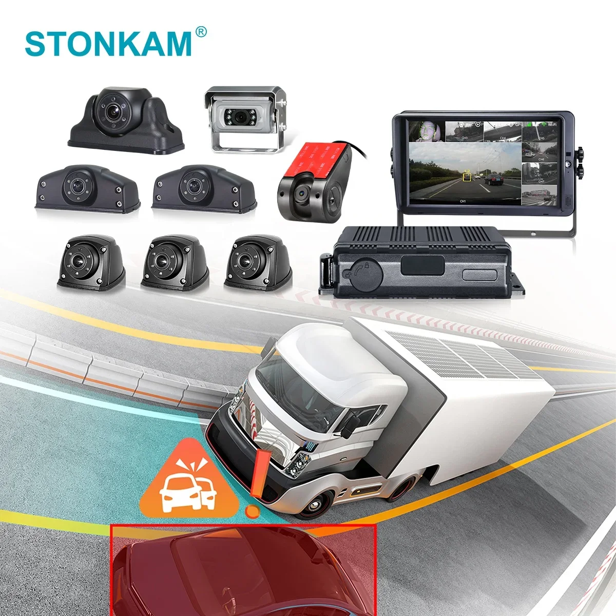 

Оптовая продажа, система мониторинга усталости для слепых зон, Wi-Fi, для водителей, жесткий диск для транспортных средств, Mdvr 8 каналов