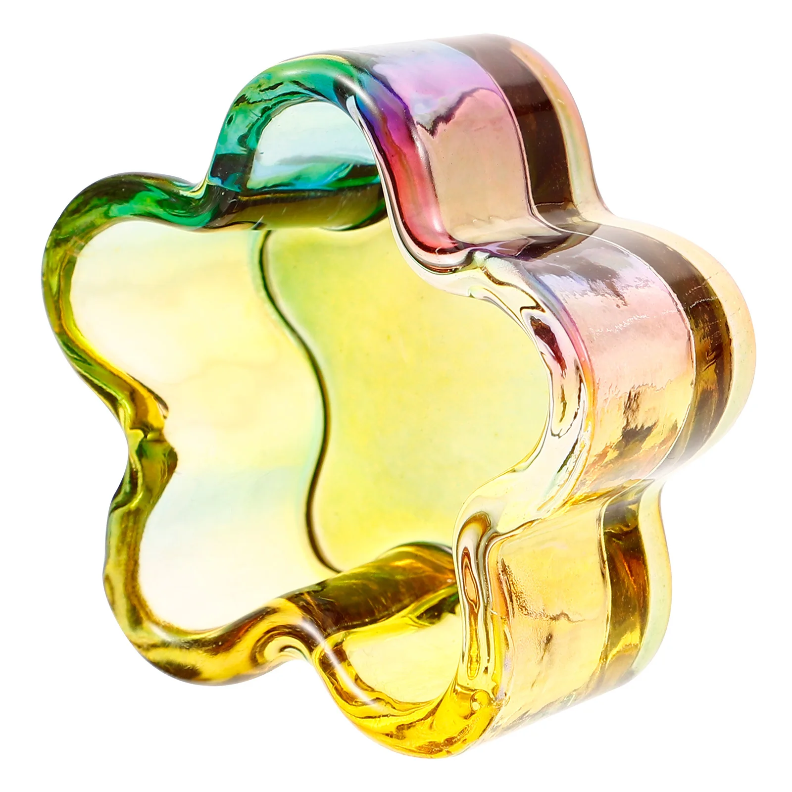 Taza de manicura de cristal estable, práctico plato para decoración de uñas, tazón de vidrio, herramienta de mezcla para polvo acrílico, plato líquido para uñas acrílicas