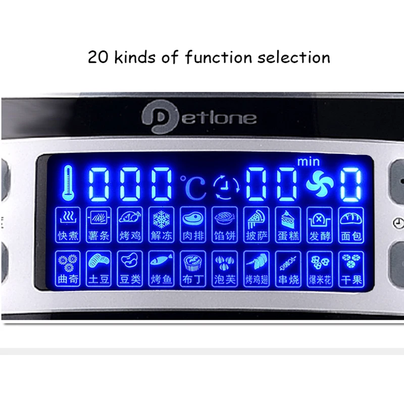 2025 ใหม่ 10L Electric Air Fryer น้ํามันฟรี Deep Fryer กระทะอเนกประสงค์ขนาดใหญ่ความจุอัจฉริยะไฟฟ้า Fryer