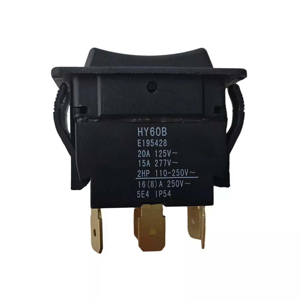 WATER AND DUST PROTECTION LEVEL IP54 RELIABLE ROCKER SWITCH MODEL HY60B PUSHBUTTON TYPE FOR INDUSTRIAL APPLICATIONS