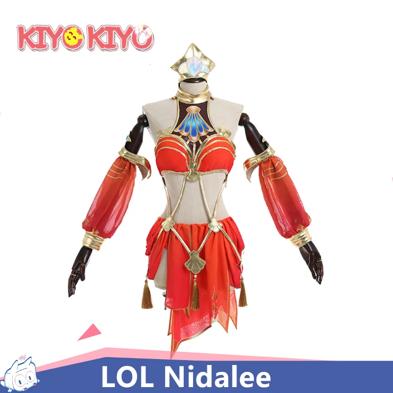 

KIYO-KIYO LOL Cosplays Ocean Song Nidalee Cosplay Costume the Bestial Huntress Nidalee Swimsuit Halloween Costumes