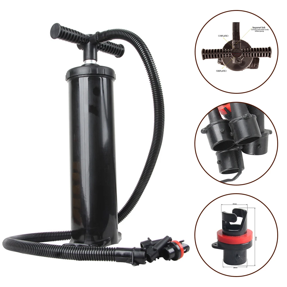 1set Air Pump Inflatable Tube Hand Pump Hose 5 Connectors  For Kayak Paddle Board Sups Surfboard Board Air Pump Inflatable Tube view 3
