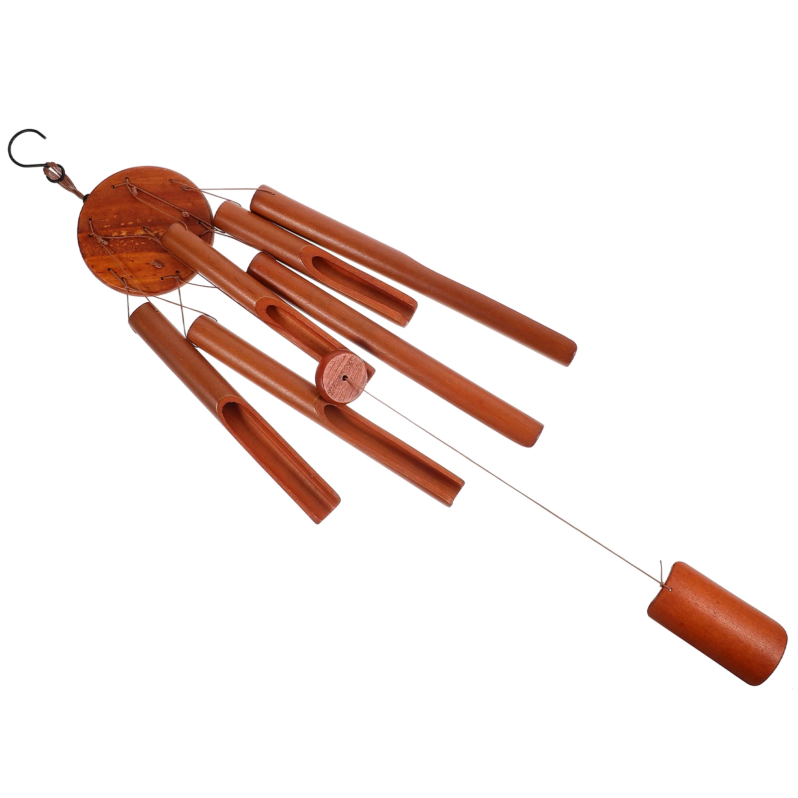 

Pendant Wooden Piece Wind Chime Chimes for outside Outdoor Bamboo Hanging Decoration