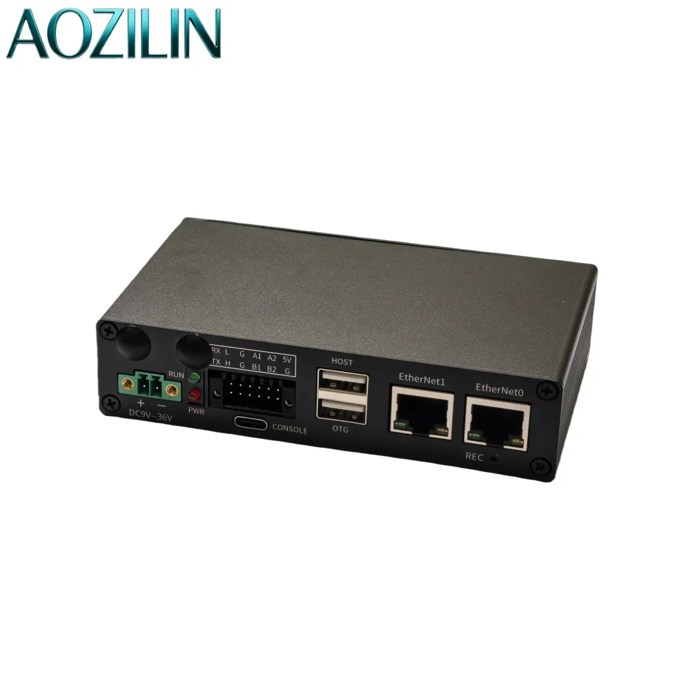 AOZILIN Industrial IoT Gateway CAN RS485 GPIO Dual Ethernet LoRaWAN 4G LTE WiFi6 BT5.2 Ubuntu 24.04 Linux Modbus MQTT