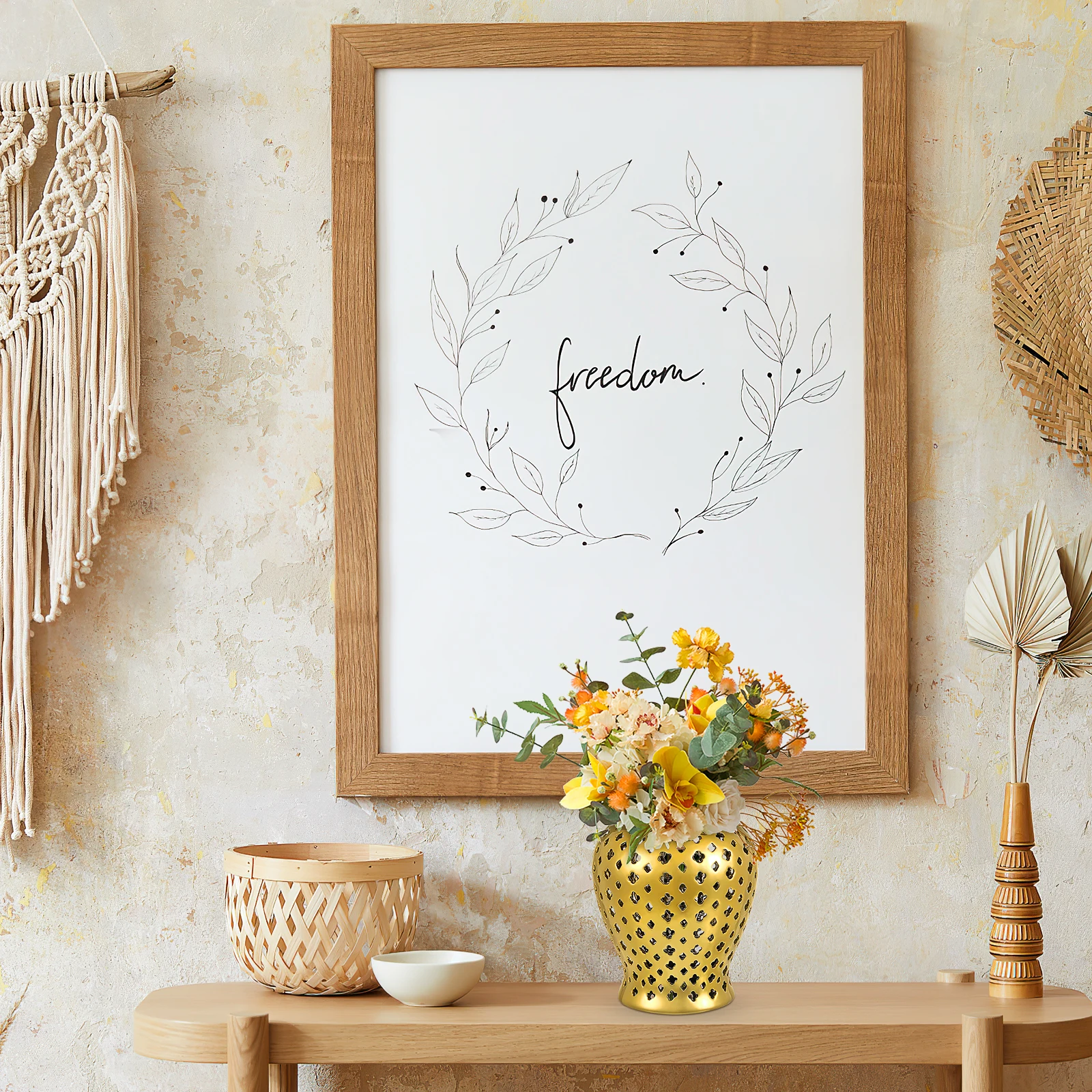 

Ceramic Gold Hollow Out Jar Vintage Hollow Flower Vase Flower Arrangement Vase Wedding Home Balcony Garden Decoration