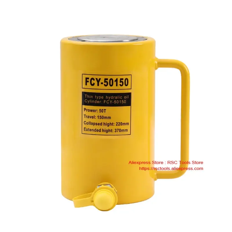 

Long Type Hydraulic Cylinder FCY-50150 Output of 50T Stroke of 150mm Hydraulic Jack