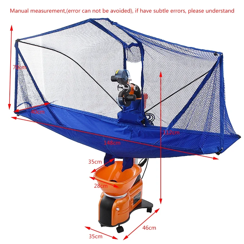 Double Fish Ping Pong Training Machine Household Auto Professional Club Table Tennis Robot With Net