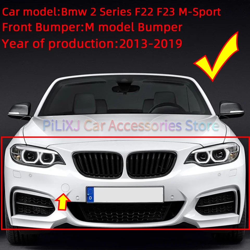 For BMW 2 Series F22 Coupe F23 Convertible M-Sport 2013 2014 2015 2016 2017 2018 2019 Front Bumper Tow Hook Cover Cap51118058061