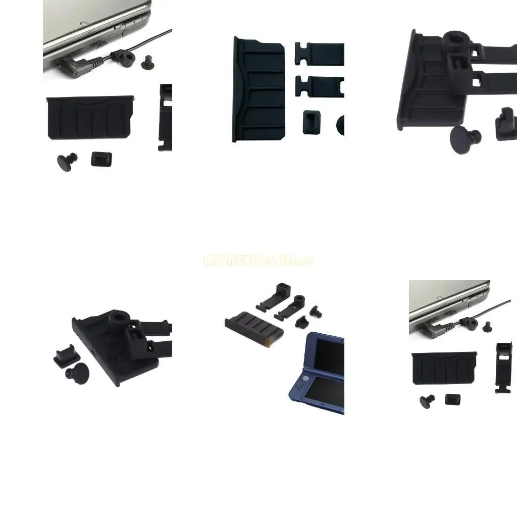 F62C 먼지 플러그 커버 커버 캡 이어폰 잭 충전 보호자 새로운 3DS 3DSLL/XL 3DS 2DS