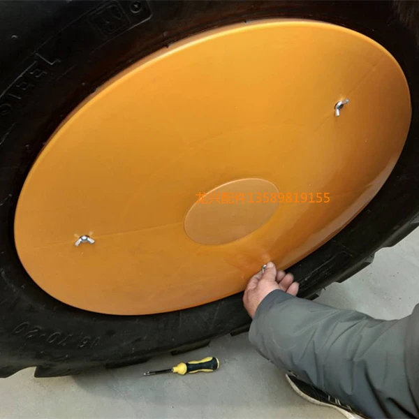 Forklift tire cover loading truck tire cover to prevent grain from entering tire cover 16-70-20