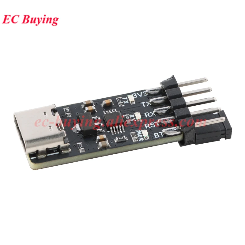 1-20pcs ESP32/STM32/ESP8266 CH340X USB to TTL Serial Port Automatic Program Download Burner MCU Chip GD32/APM32/CKS32/AT32 IDE