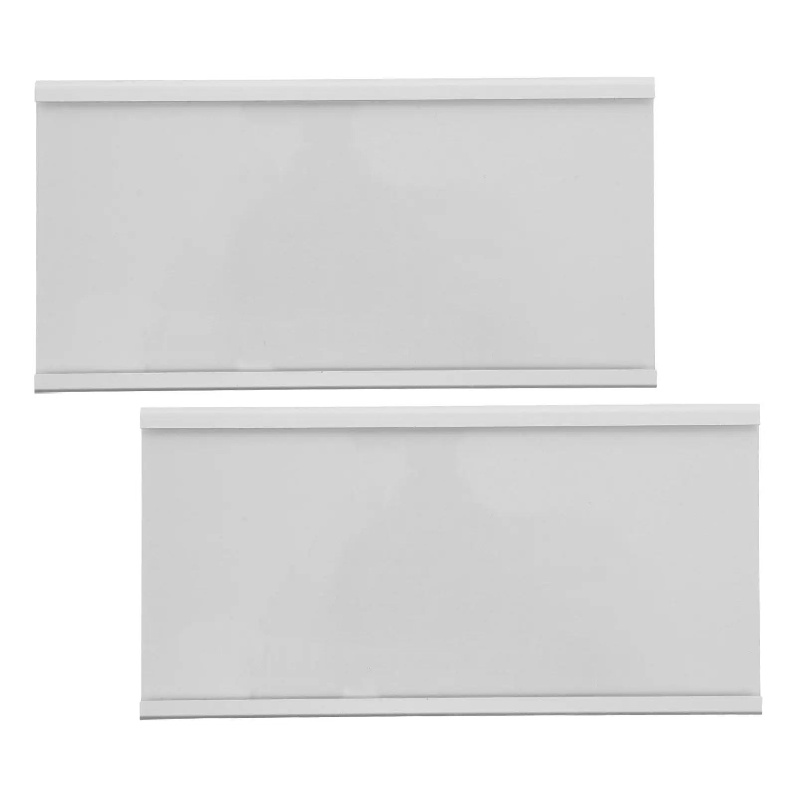 

2 шт. держатели для табличек из алюминиевого сплава, прочные, устойчивые к царапинам, с пескоструйной обработкой, для офисного стола, рабочей станции, классной комнаты, стены, двери