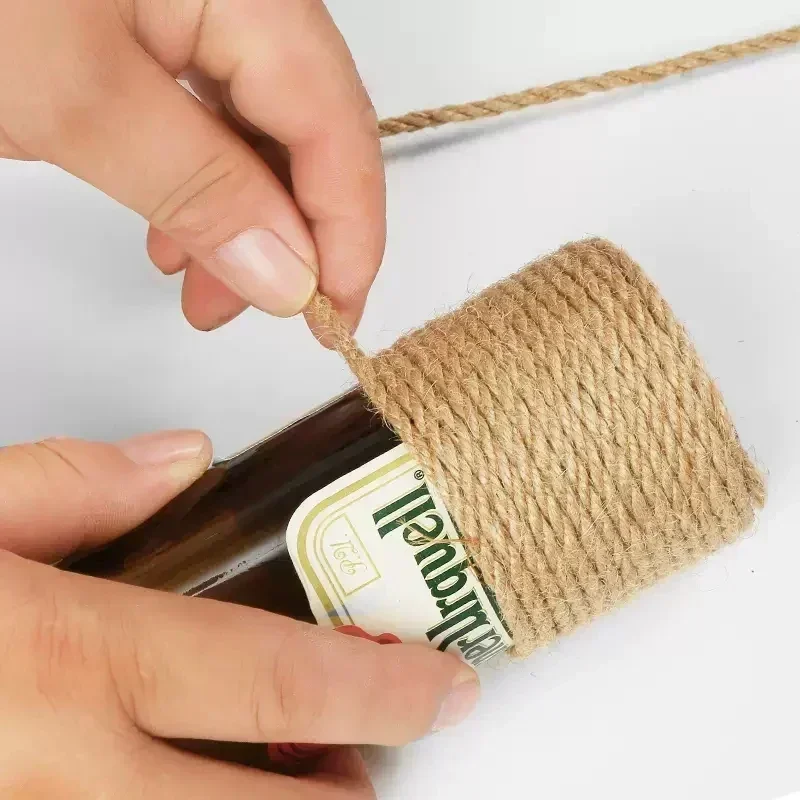 

DIY Wedding Party Decoration 1 Mm 400 M Natural Vintage Jute Rope Cord String Twine Burlap Ribbon Crafts Sewing