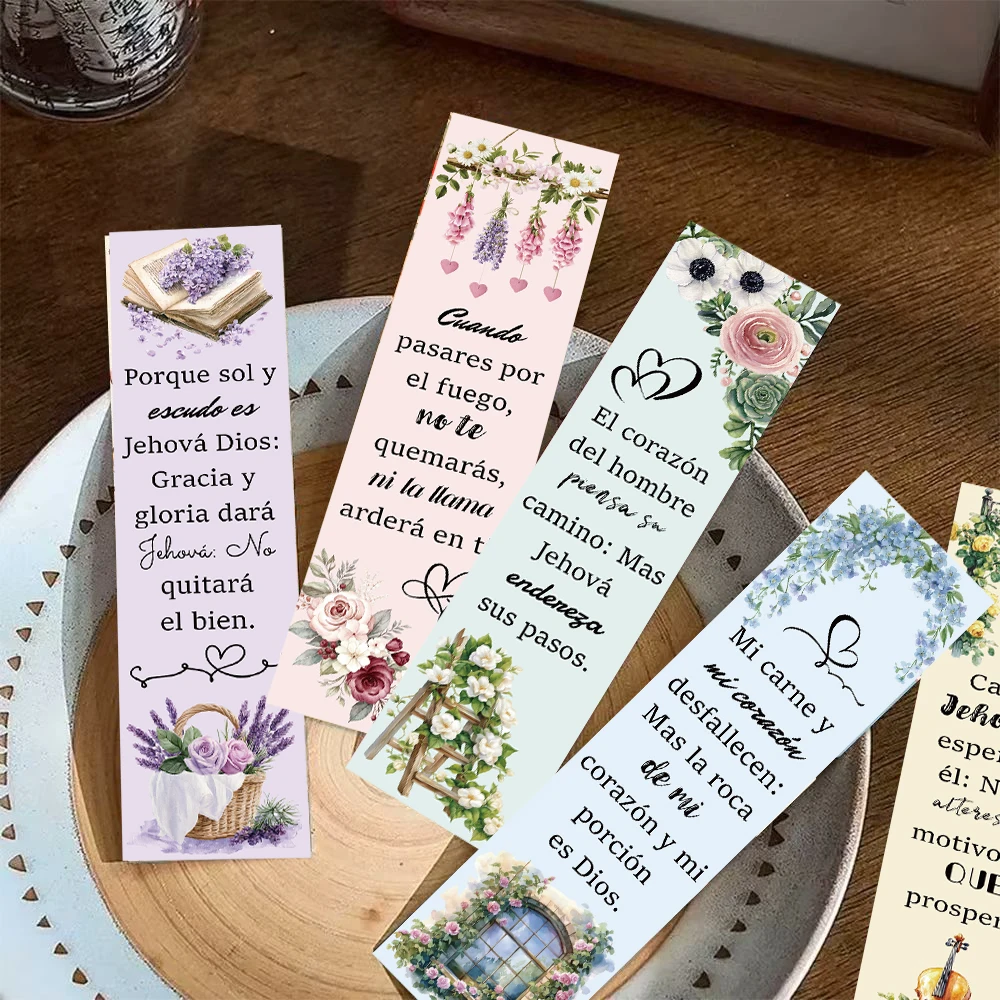 30PCS Pastel Reading Bookmarks Harajuku Laptop Vintage Reading Book Living Room Supplies Cafe Motorcycle Canvas Bookmark