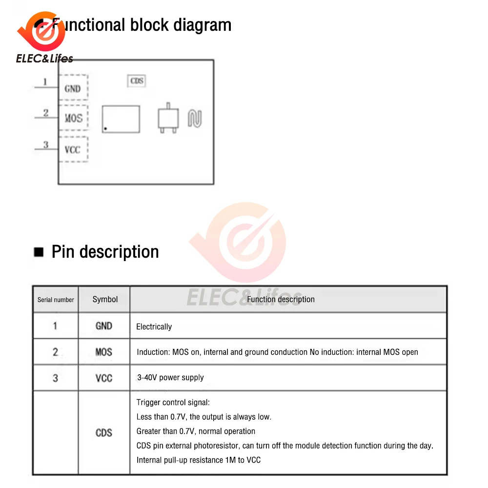 5Pcs RCWL-0513 Microwave Radar Human Body Induction Switch Module Intelligent Detector Can Be Directly Induced Light Band