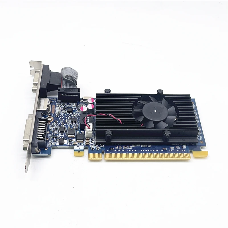 

Оригинальная независимая видеокарта GeForce GT625 1 ГБ, двойной экранный дисплей DP + DVI для резервной видеокарты ПК