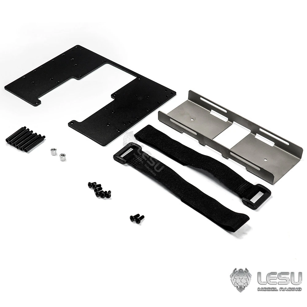 LESU RC Metal Battery Box Transmission Isolating Board for DIY 1/14 RC Tractor Truck Dumper Remote Control Car Toys