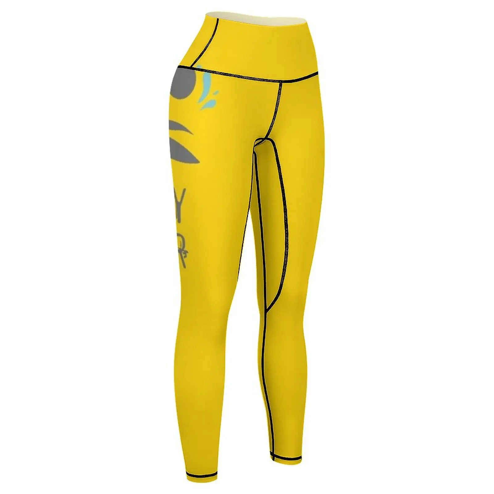 Calling all wild open water swimming, bagnanti invernali. Im a Chilly Dipper fun design per gli amanti del nuotatore. Leggings giallo limone