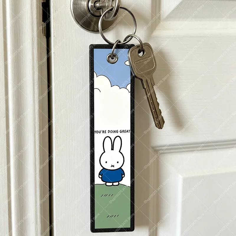 Cartoon Rabbit Miffys Fashion Keyring Accessories Backpack Creative Ornament Keychain Anime Cute Keyrings Birthday Gifts 2026