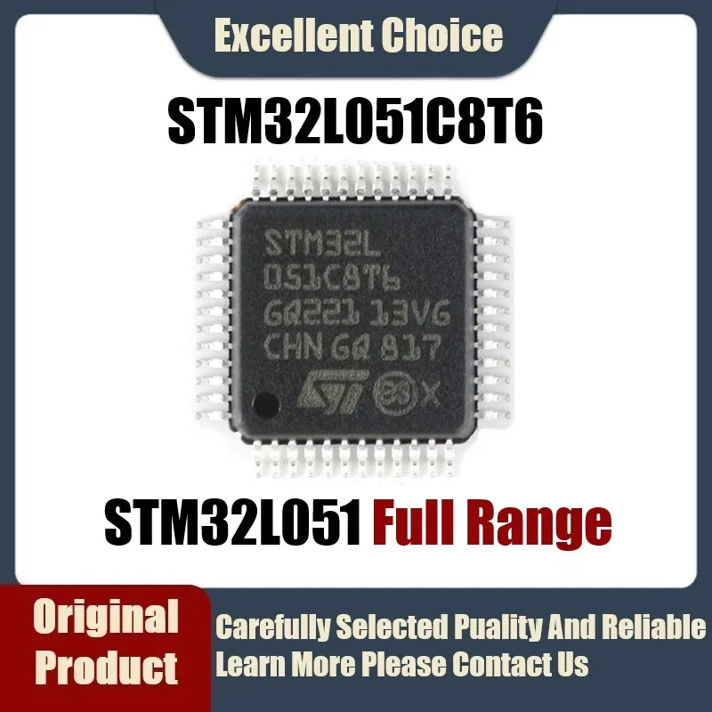 5-10Pcs/Lot Original Genuine STM32L051C8T6 STM32L 051C8T6 Package LQFP-48 32MHz 64KB Microcontroller MCU