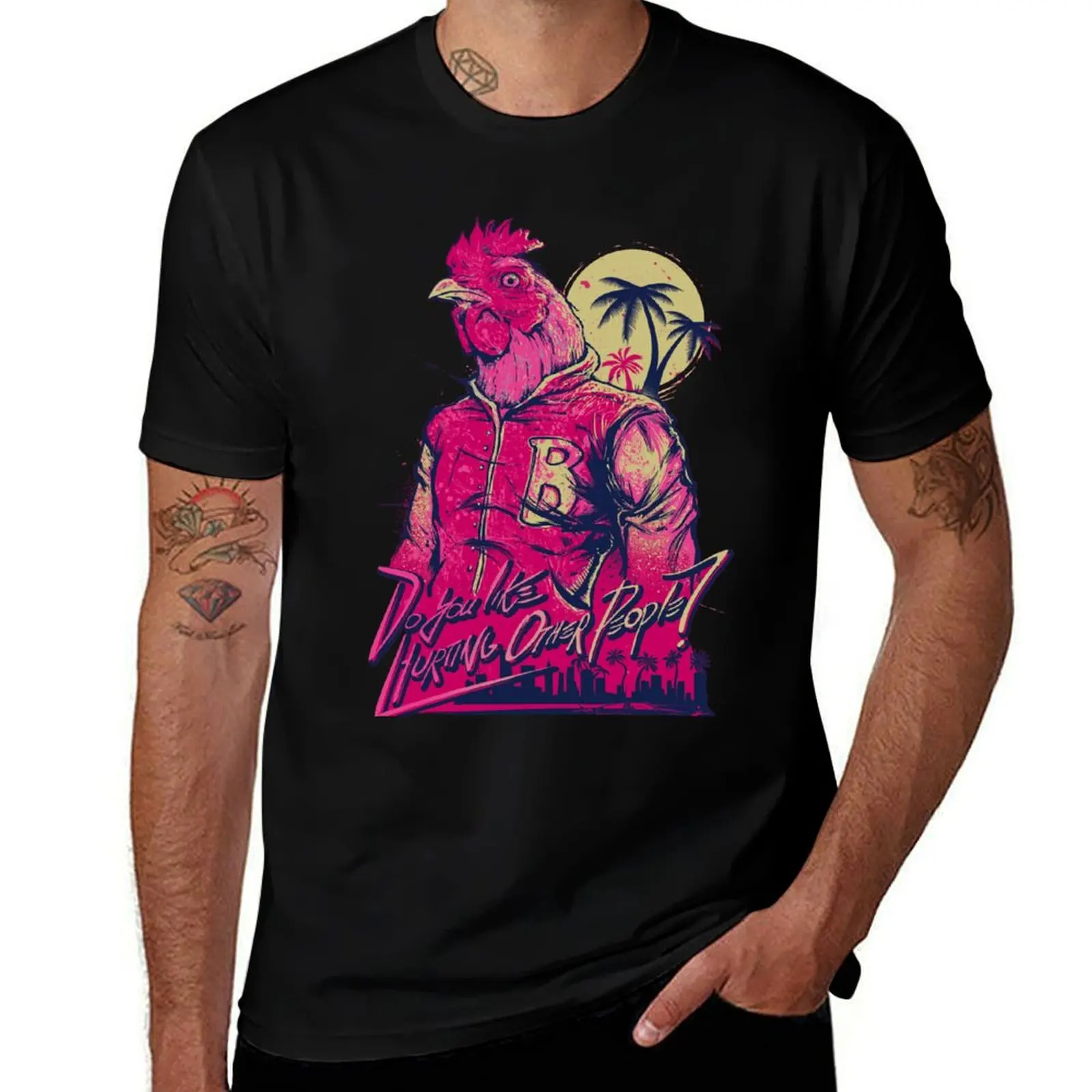 Hotline Miami - Richard T-Shirt Lightweight Running T-Shirt