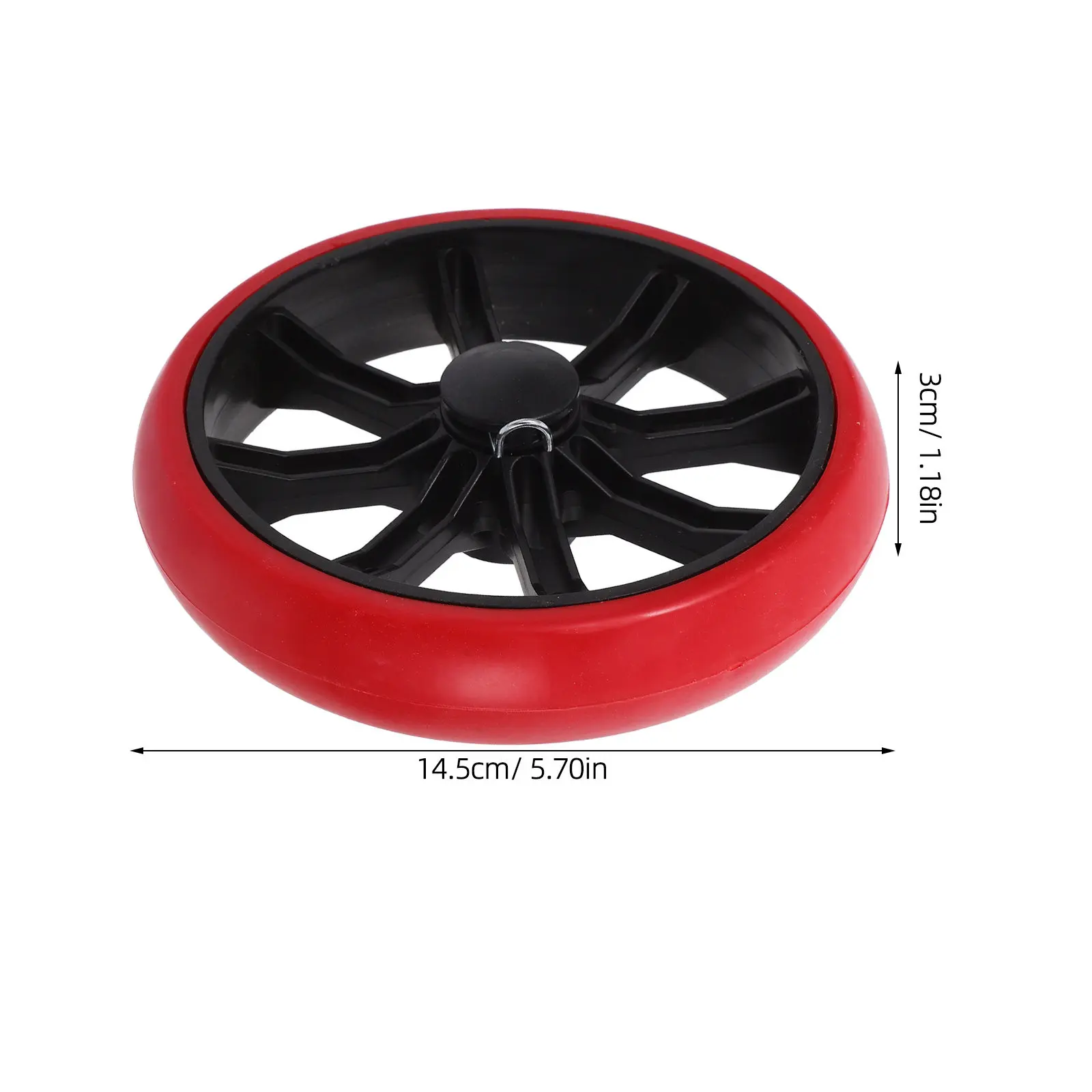 2Pcs Grocery Cart Wheels Replacement Non-Slip Rubber Stable Axle for Shopping Cart Trolley Walker Stroller Parts