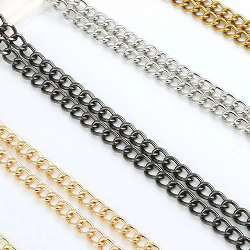 120cm DIY Metal Purse Chain Strap Handle Replacement for Handbag Shoulder Crossbody Bag Chain Strap with Length Adjustable Ball