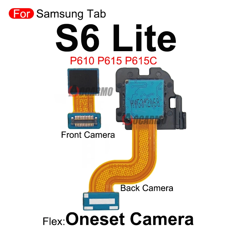 Phía Trước Và Trở Lại Máy Ảnh Flex Cable Đối Với Samsung Galaxy Tab S6 Lite P610 P615 P615C Mô-đun Máy Ảnh Phía Sau Phụ Tùng Thay Thế