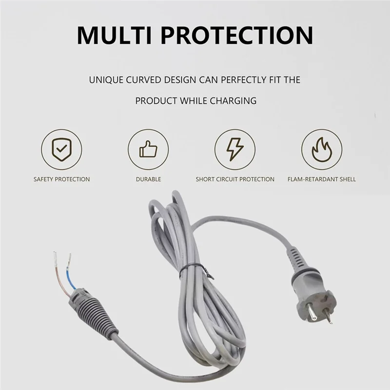 Câble de remplacement pour sèche-cheveux Dyson HS01/HS05, cordon d'alimentation pour tige de cheveux, câble de chargeur AC, prise ue-A77G