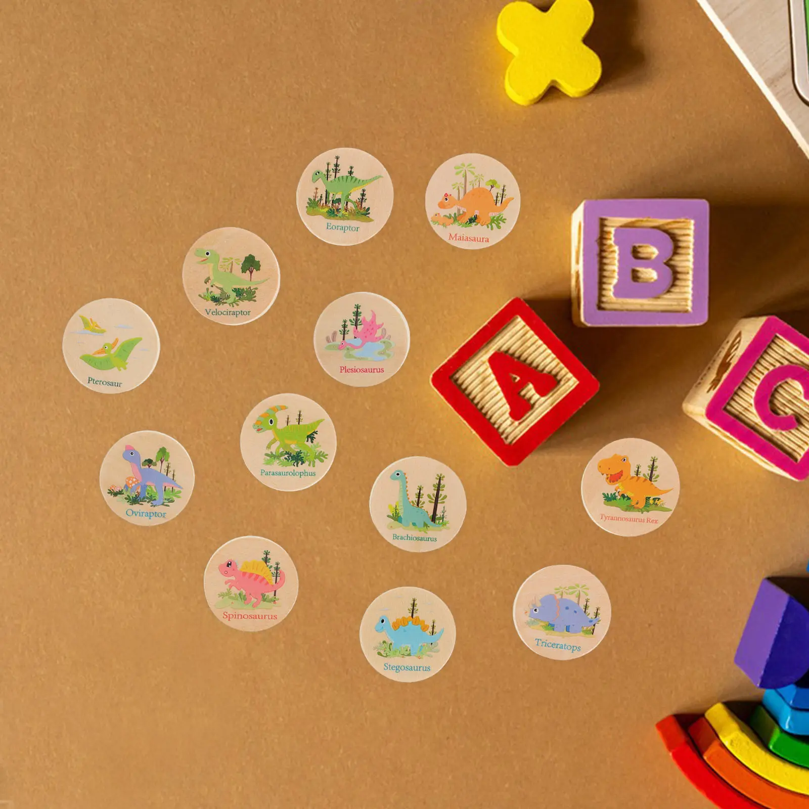 

24 Pcs Dinosaur Eggs for Kids Matching Toys Board Games Letter Baby