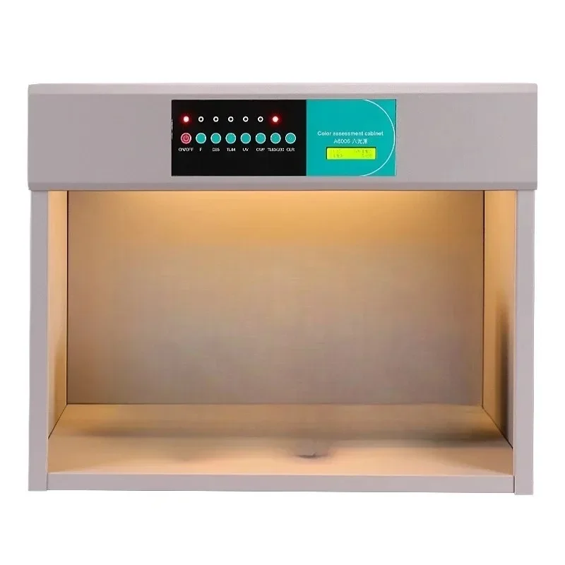 International Standard Color Assessment Cabinet D65 U30 TL84 Light Source Box for Textile Garment Metal Color Inspection