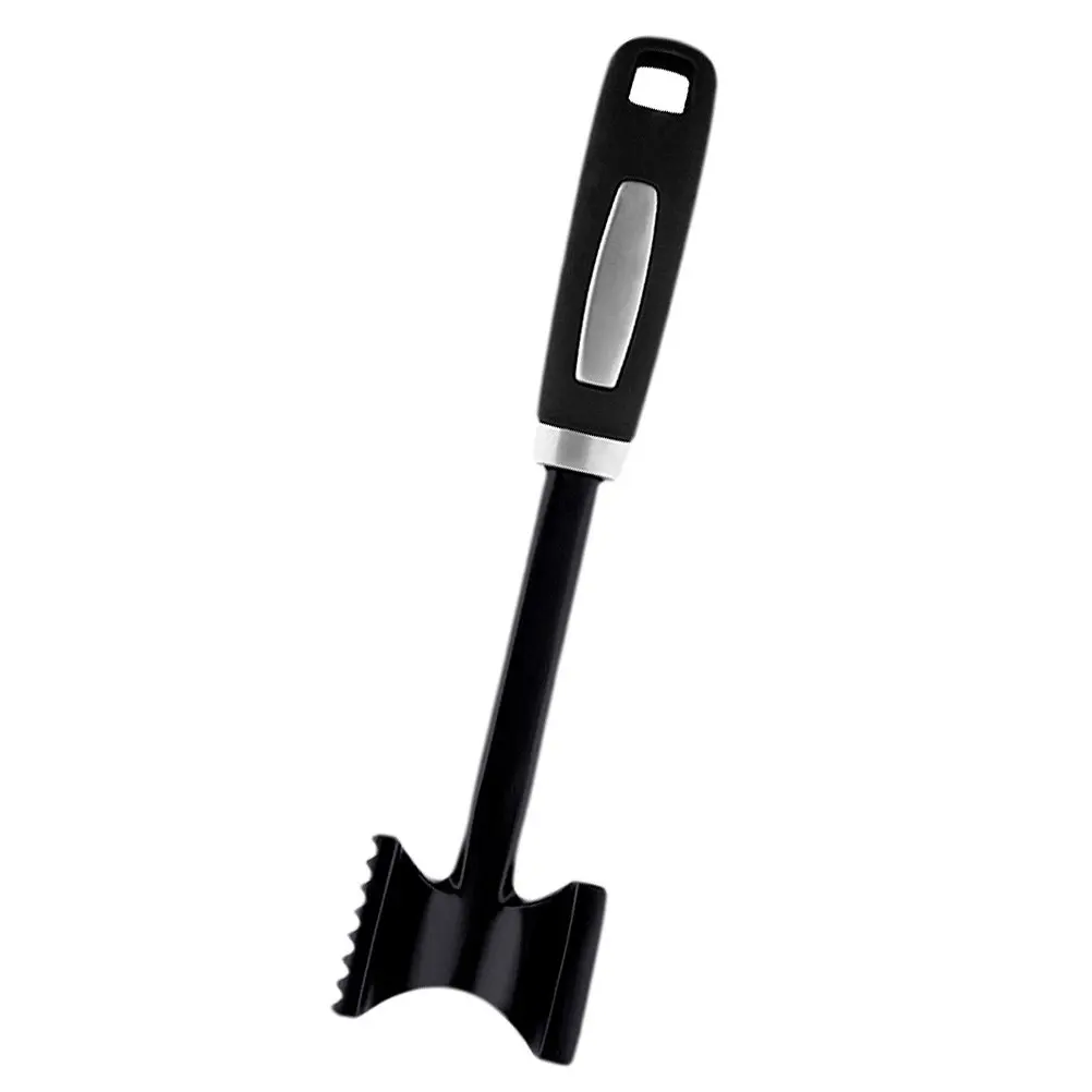 Dual Sided Meat Pounder Double Side Kitchen Tenderizer Hammer for Steak Beef Barbecue Soften Meat Fibers Easy Storage Hang Tool