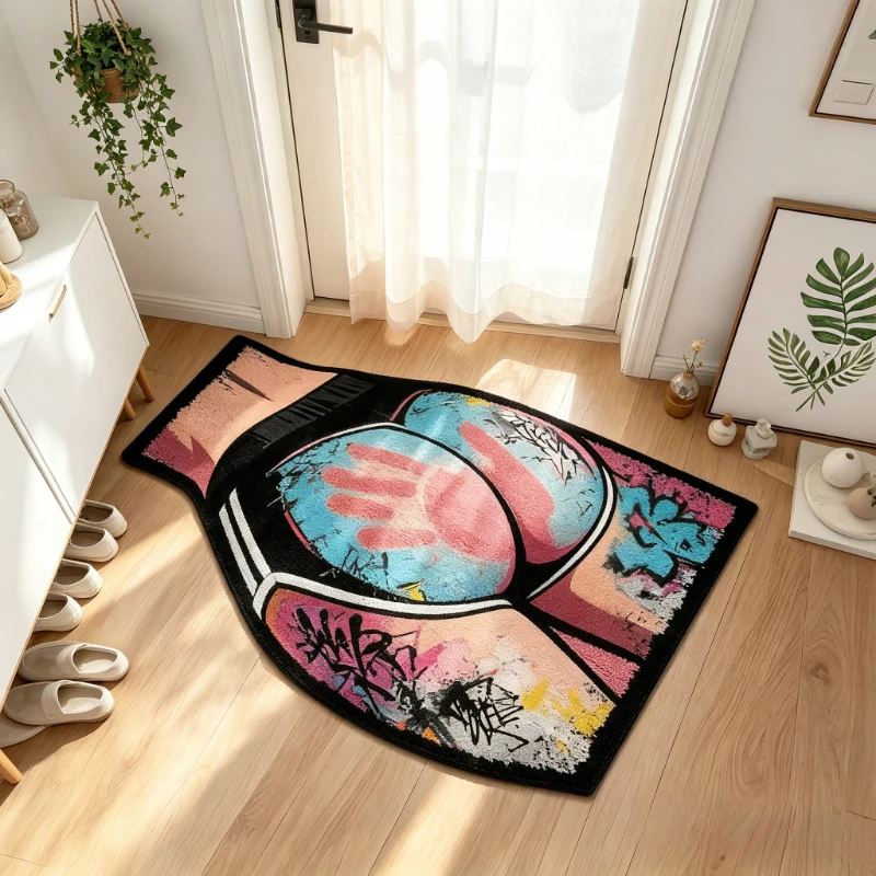VIKAMA Recycled Material Doormat Eco Friendly Non Slip Entrance Mat for Green Home Entryway Hallway Living Room Decor