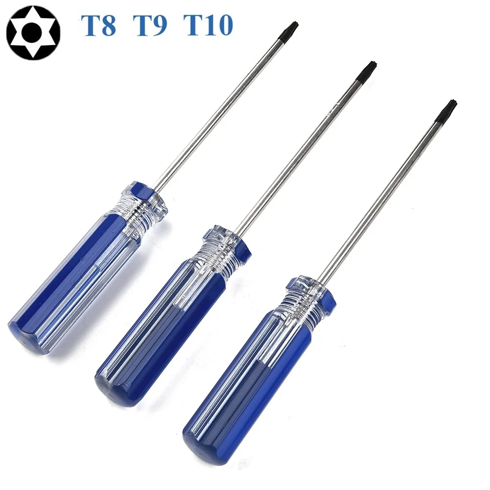 1pc Torx T8 T9 Screwdriver For Xbox 360 Wireless Controller For PS3 Hard Driver Or Cell Phones Precision Magnetic Screwdriver