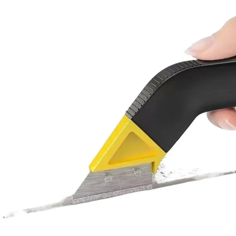 Keramik-Fugenmörtel-Entfernungs- und Reinigungsmesser mit ergonomischem Griff, Handrechen-Schaber für Wand- und Bodenfliesen-Fugenreparaturen und Heimrenovierungen. – Detail 5