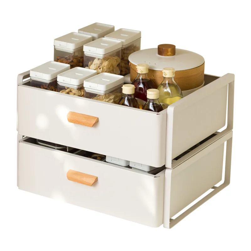 

Кухонная нижняя полка для раковины, посуда для приправ, выдвижной ящик для хранения, стеллаж для хранения раковины, выдвижная корзина, многослойная стойка