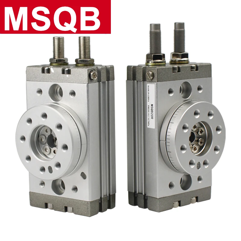 MSQB10A MSQB20A  MSQB50A  MSQB70A  MSQB10AR MSQB30R MSQB50R  MSQB70R Rotary Pneumatic Cylinder MSQB50A Adjustable 0-190 degrees