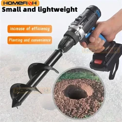 Garden Auger Spiral Drill Bit With 3/8