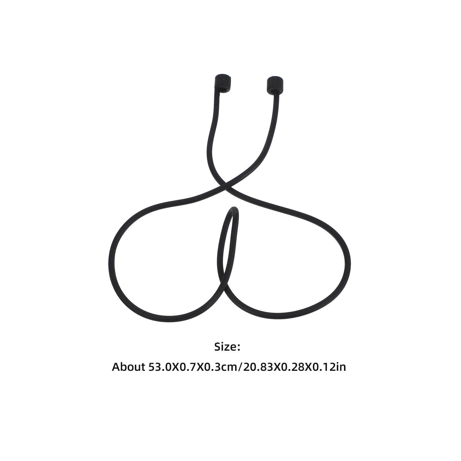 

Headphone -lost Rope Earphones Lanyards Detachable Sky Blue Holders Earbud Strap Travel Daily Use Silica Gel